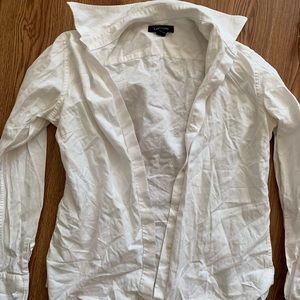 White button down